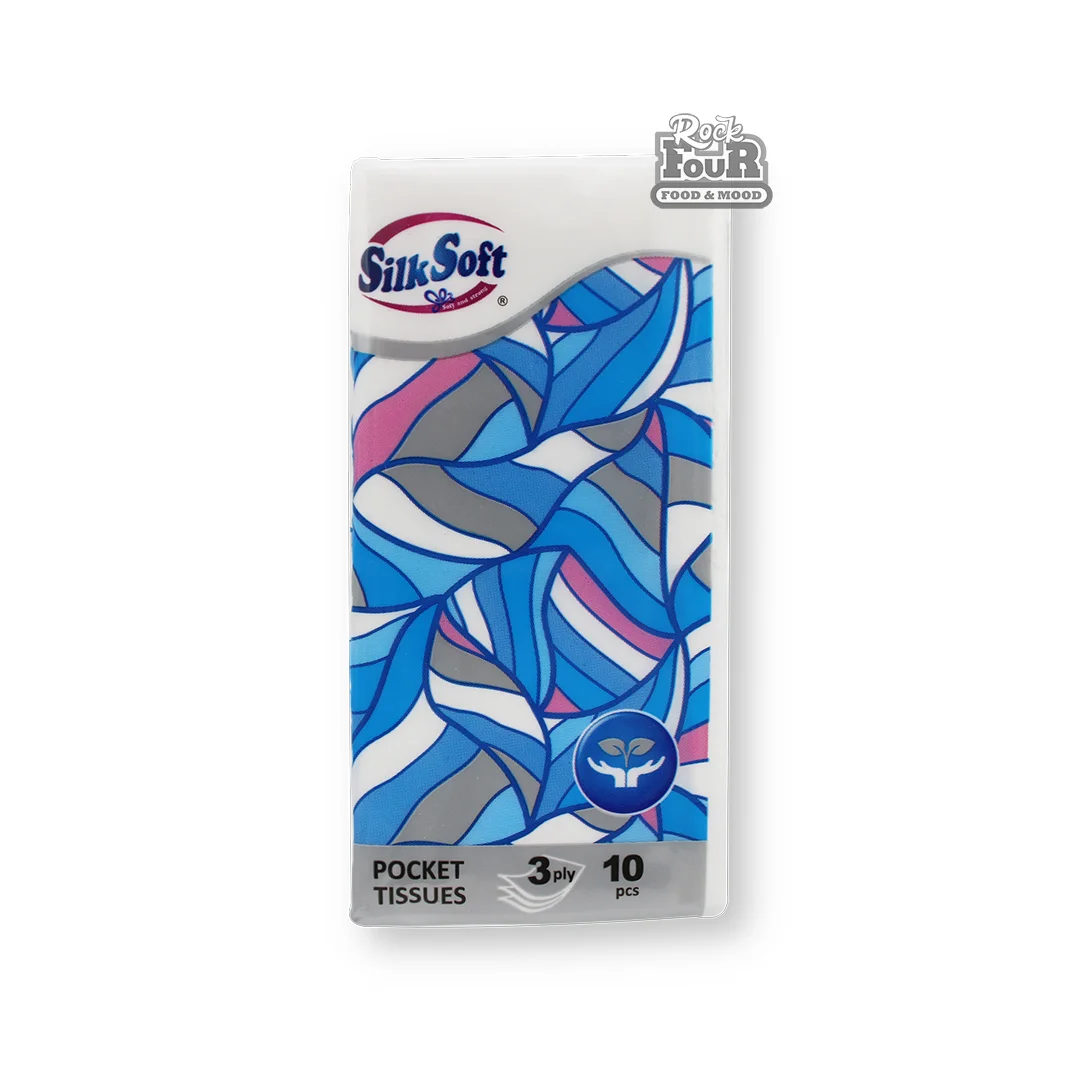 Бумажные трехслойные носовые платки «Silk Soft» 10шт